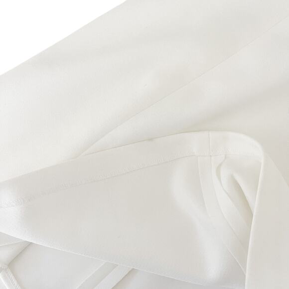 Watters Strapless Ballad Crepe Mini Dress White - Picture 10 of 10